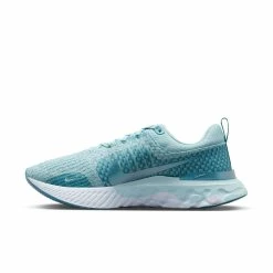 Nike | Men's React Infinity Run Flyknit 3 Running Shoes - Ocean Bliss 11 Nike | Men's React Infinity Run Flyknit 3 Running Shoes - Ocean Bliss -True Motion Sales Store DZ3014 400 M Nike ReactInfinityRunFlyknit3 side2