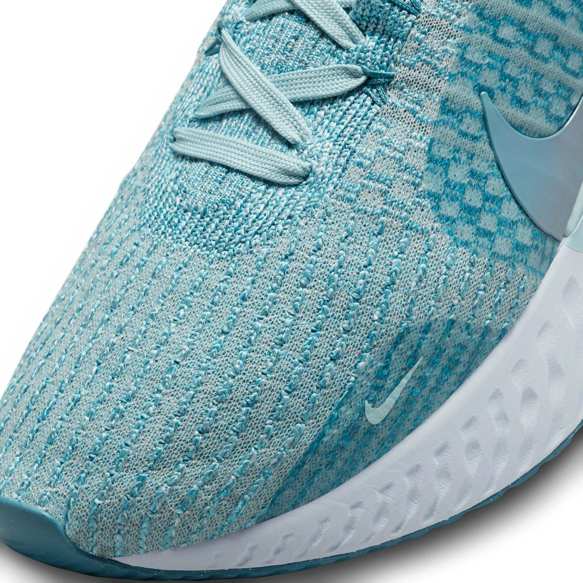 Nike | Men's React Infinity Run Flyknit 3 Running Shoes - Ocean Bliss 9 Nike | Men's React Infinity Run Flyknit 3 Running Shoes - Ocean Bliss - Image 7