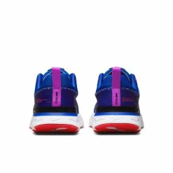 Nike | Women's React Infinity Run Flyknit 3 Running Shoes - Racer Blue -True Motion Sales Store DZ3016 400 W Nike ReactInfinityRunFlyknit3 back