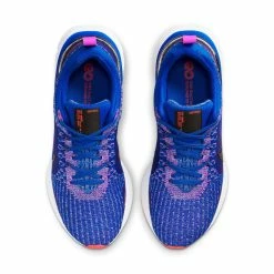 Nike | Women's React Infinity Run Flyknit 3 Running Shoes - Racer Blue -True Motion Sales Store DZ3016 400 W Nike ReactInfinityRunFlyknit3 toppair
