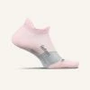 Feetures | Unisex Elite Max Cushion No Show Tab - Propulsion Pink 2 Feetures | Unisex Elite Max Cushion No Show Tab - Propulsion Pink -True Motion Sales Store E50493 1 feetures