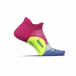 Feetures | Unisex Elite Light Cushion No Show Tab - Pulse Purple