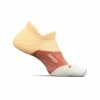 Feetures | Unisex Elite Light Cushion No Show Tab - Electric Peach 1 Feetures | Unisex Elite Light Cushion No Show Tab - Electric Peach -True Motion Sales Store E50540 Feetures EliteLightCushionNoShowTab