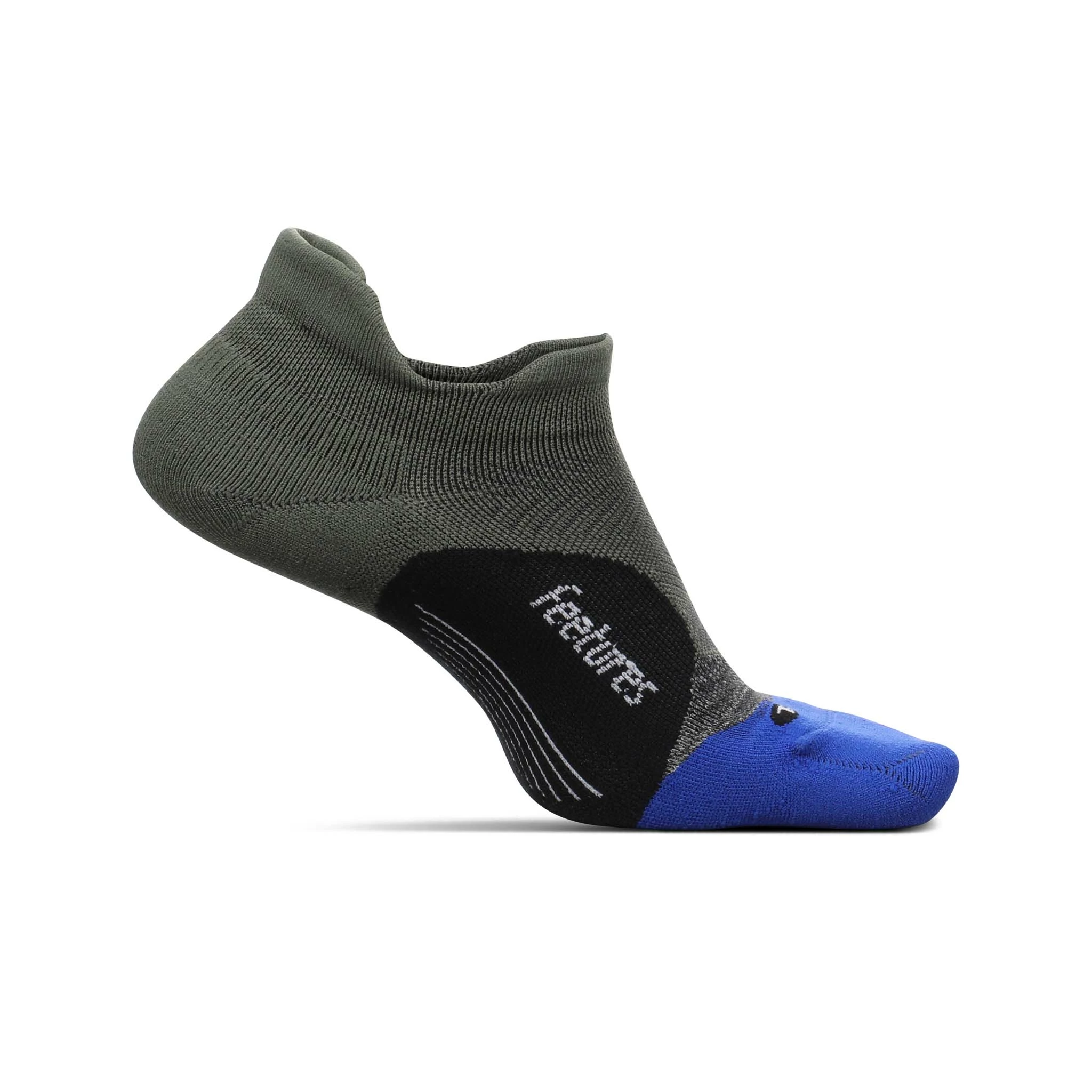 Feetures | Unisex Elite Light Cushion No Show Tab - Moss Green 3 Feetures | Unisex Elite Light Cushion No Show Tab - Moss Green