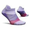Feetures | Unisex Elite Light Cushion No Show Tab - Lace Up Lavender -True Motion Sales Store E505579 Feetures EliteLightCushionNoShowTab pair