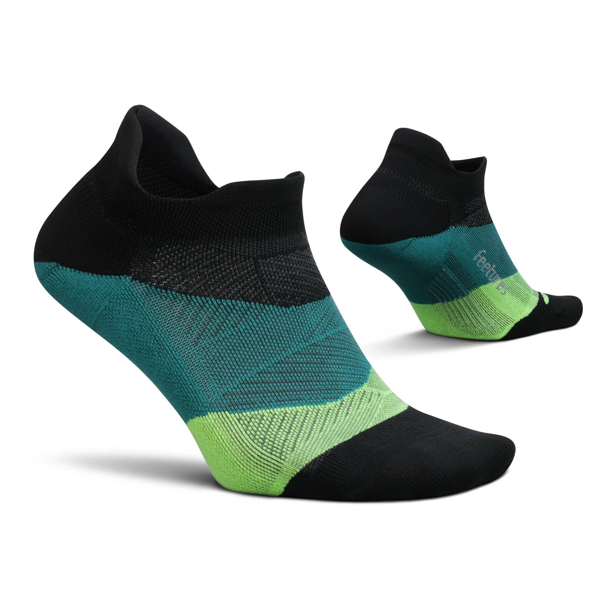 Feetures | Unisex Elite Light Cushion No Show Tab - Bust Out Black 3 Feetures | Unisex Elite Light Cushion No Show Tab - Bust Out Black