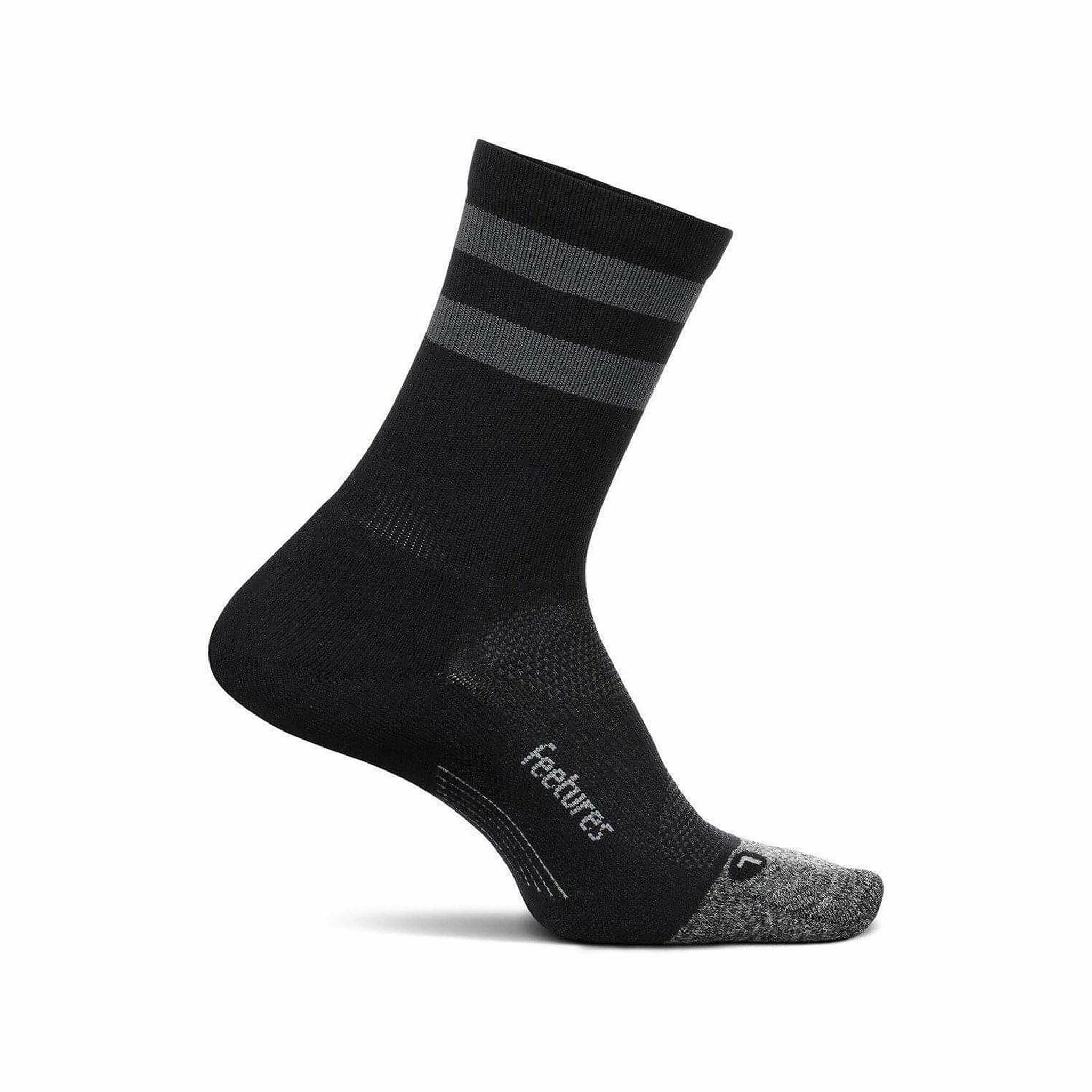 Feetures | Unisex Elite Light Cushion Mini Crew - Black 3 Feetures | Unisex Elite Light Cushion Mini Crew - Black