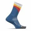 Feetures | Unisex Elite Light Cushion Mini Crew - Retrograde Blue 2 Feetures | Unisex Elite Light Cushion Mini Crew - Retrograde Blue -True Motion Sales Store E90505 Feetures EliteLightCushionMiniCrew