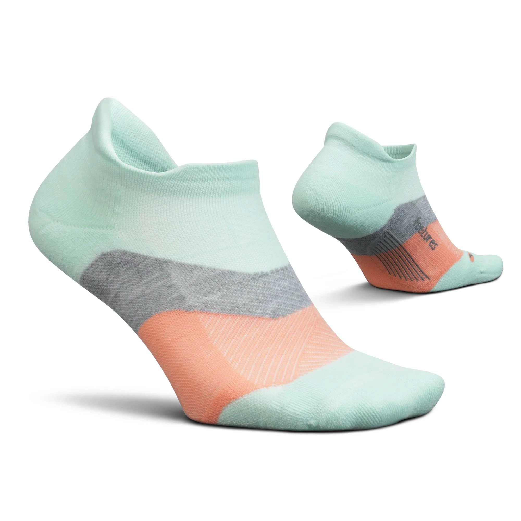 Feetures | Unisex Elite Max Cushion No Show Tab - Move Aside Mint 3 Feetures | Unisex Elite Max Cushion No Show Tab - Move Aside Mint