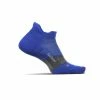 Feetures | Unisex Elite Max Cushion No Show Tab Solid - Boost Blue -True Motion Sales Store EC50494 Feetures EliteMaxCushionNoShowTab