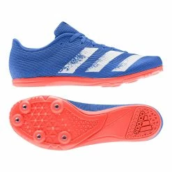 Adidas | Junior-Unisex Allroundstar Running Spikes - Glory Blue 21 Adidas | Junior-Unisex Allroundstar Running Spikes - Glory Blue -True Motion Sales Store EG1207 J adidas allroundjspike dualview
