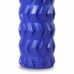 Fitness-Mad | Unisex Tread EVA Foam Roller - Blue 10 Fitness-Mad | Unisex Tread EVA Foam Roller - Blue -True Motion Sales Store FROLLERTRD fitnessmad foamroller blue closeup