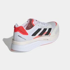 Adidas | Men's Adizero Boston 10 Running Shoes - Footwear White 12 Adidas | Men's Adizero Boston 10 Running Shoes - Footwear White -True Motion Sales Store FY4079 M adidas adizeroboston10 back