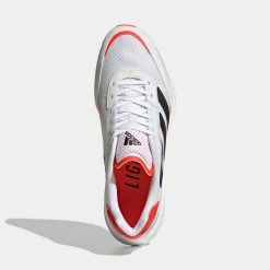 Adidas | Men's Adizero Boston 10 Running Shoes - Footwear White 15 Adidas | Men's Adizero Boston 10 Running Shoes - Footwear White -True Motion Sales Store FY4079 M adidas adizeroboston10 top