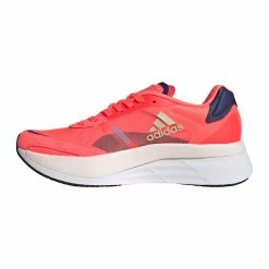 Adidas | Women's Adizero Boston 10 Running Shoes - Turbo 14 Adidas | Women's Adizero Boston 10 Running Shoes - Turbo -True Motion Sales Store GY0905 W Adidas AdizeroBoston10RunningShoes archsiddeview