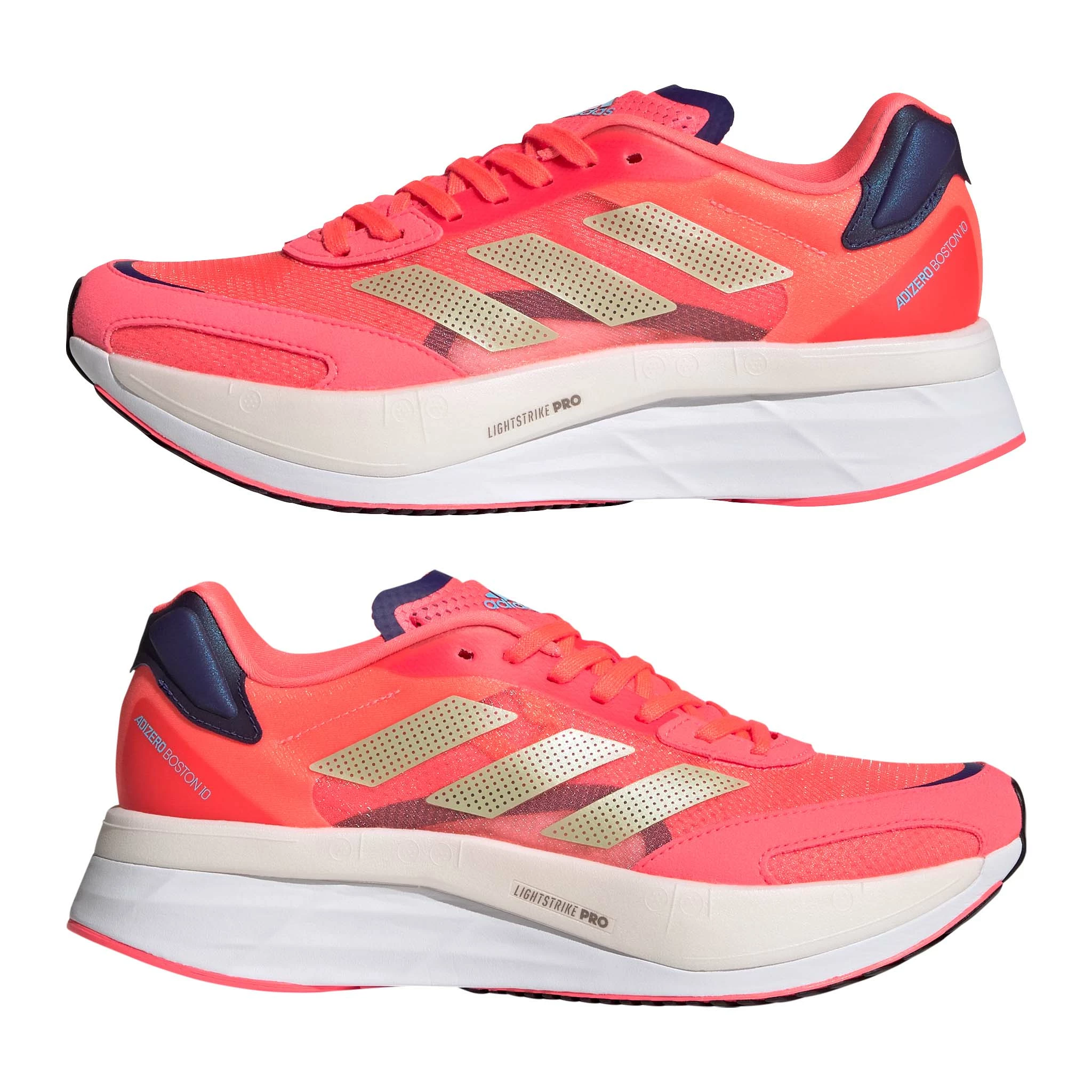 Adidas | Women's Adizero Boston 10 Running Shoes - Turbo 4 Adidas | Women's Adizero Boston 10 Running Shoes - Turbo - Image 2