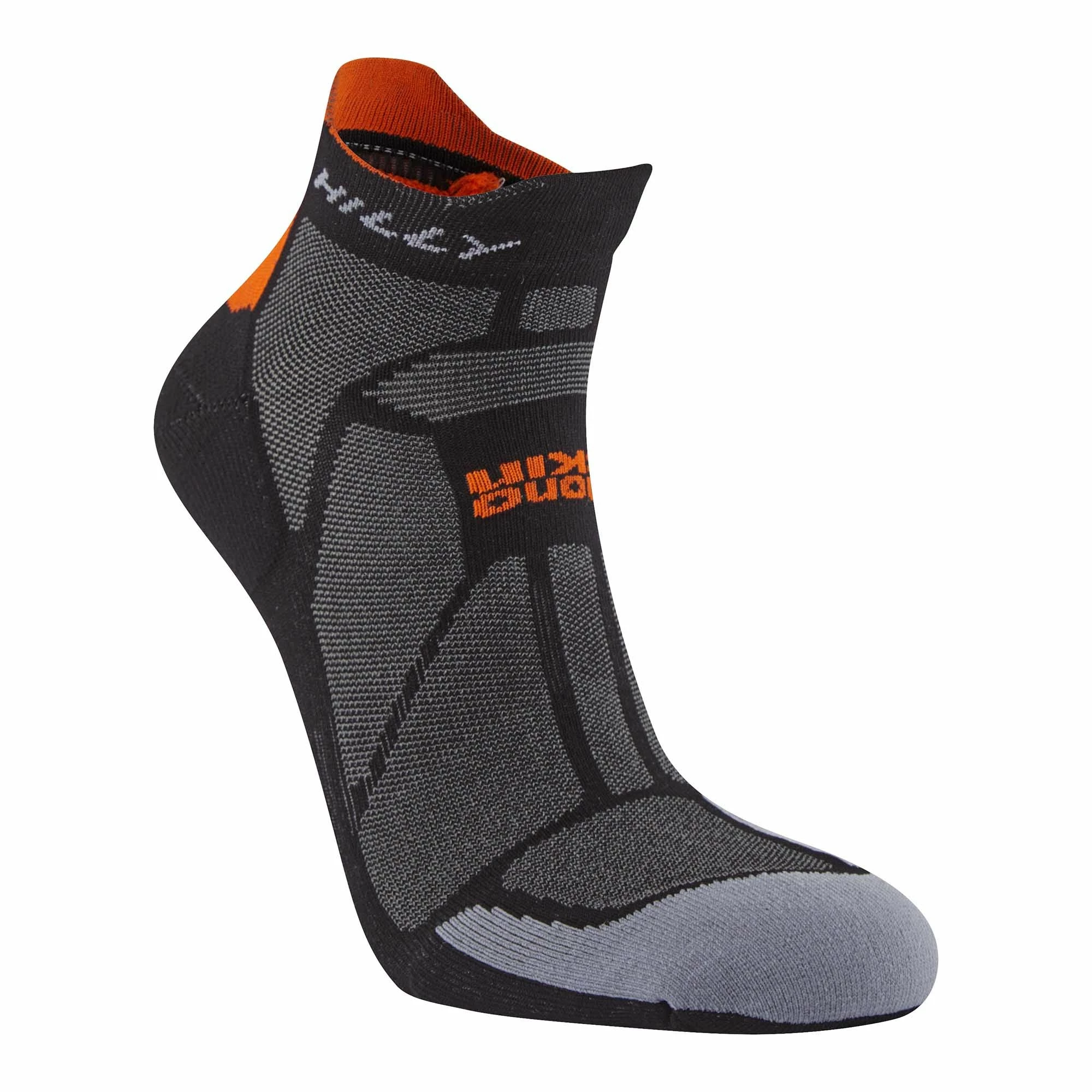 Hilly | Unisex Marathon Fresh Running Socklets - Black 4 Hilly | Unisex Marathon Fresh Running Socklets - Black - Image 2