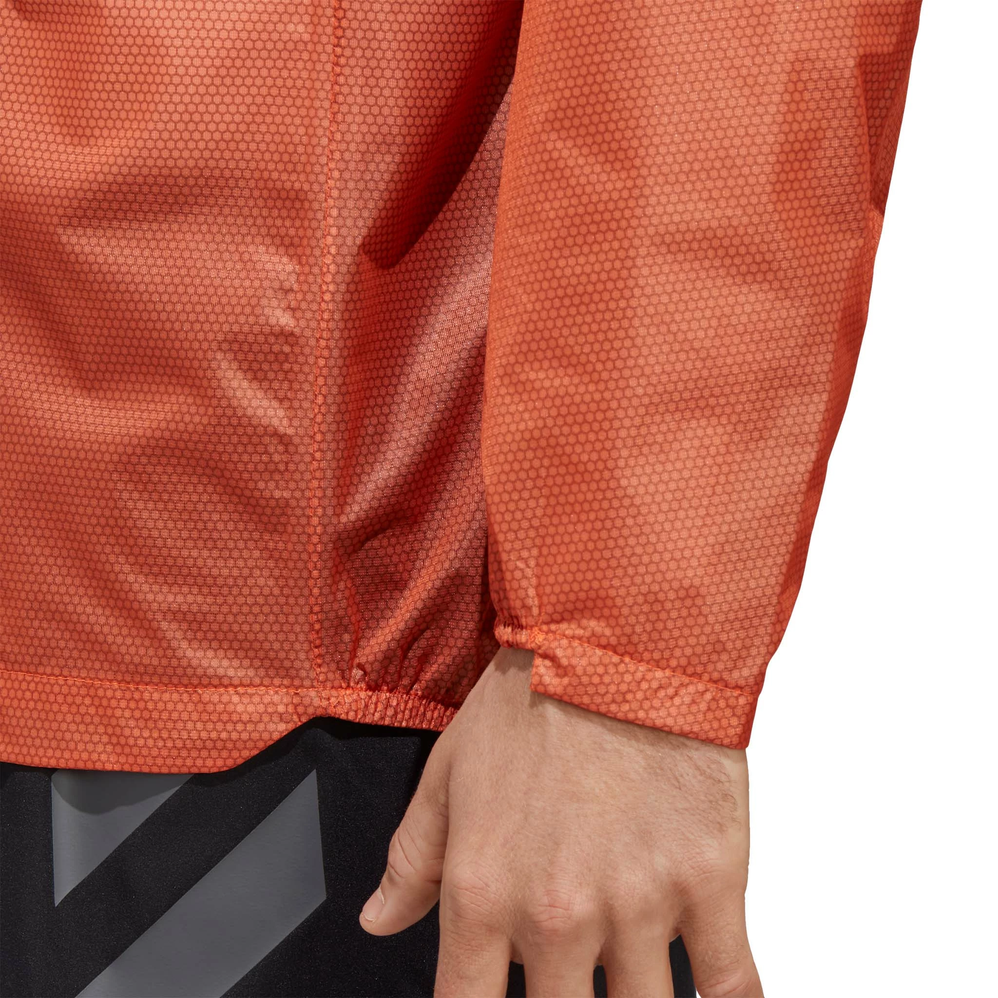 Adidas | Men's Terrex Agravic 2.5L Rain.RDY Jacket - Semi Impact Orange 7 Adidas | Men's Terrex Agravic 2.5L Rain.RDY Jacket - Semi Impact Orange - Image 5