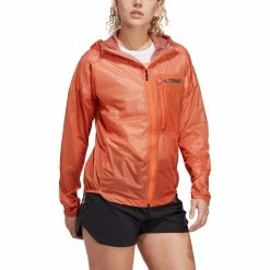 Adidas | Women's Terrex Agravic 2.5L Rain.RDY Jacket - Semi Impact Orange