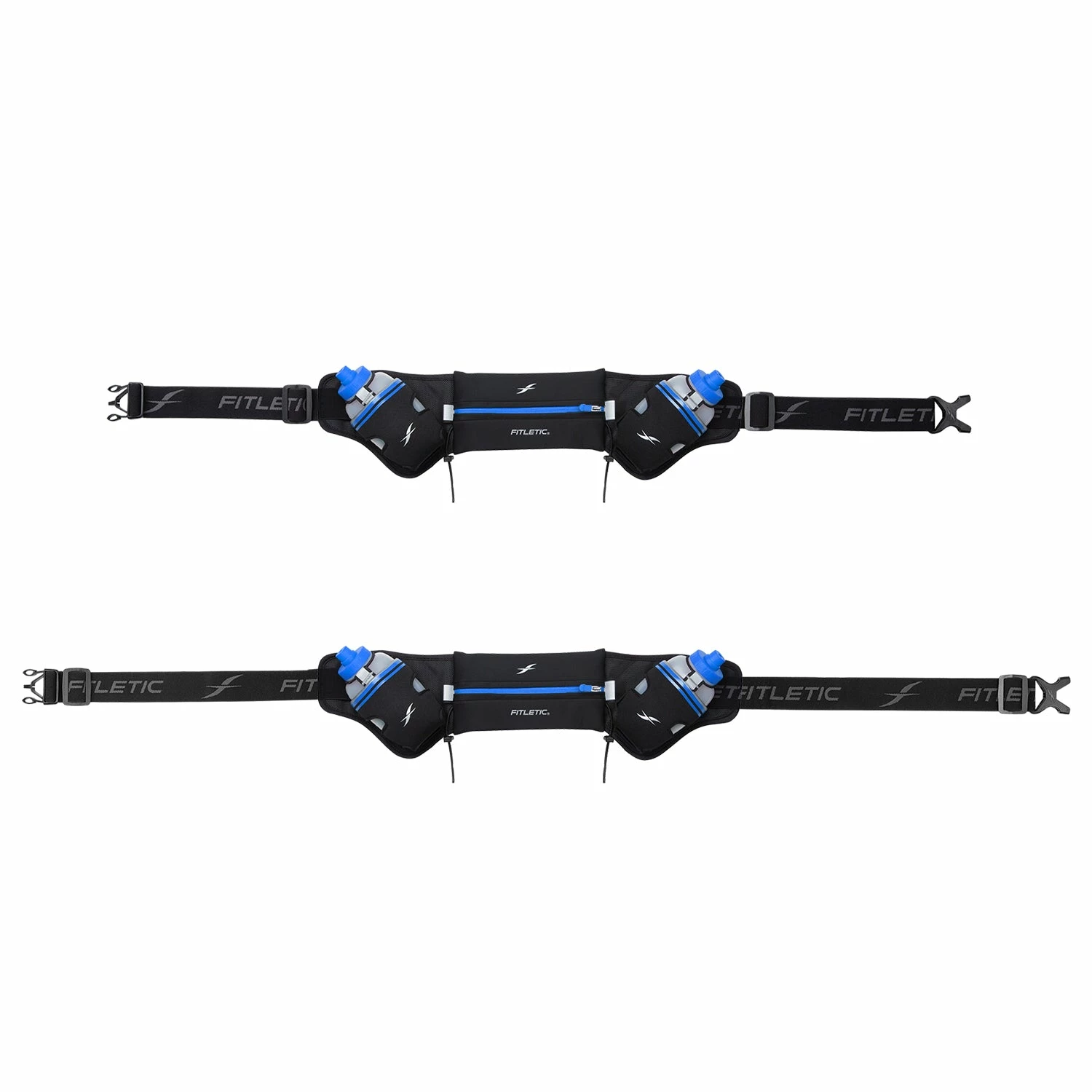 Fitletic | Unisex Hydra Running Waistpack - Black 4 Fitletic | Unisex Hydra Running Waistpack - Black - Image 2