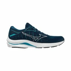 Mizuno | Men's Wave Rider 25 Running Shoes - Gibraltar Sea -True Motion Sales Store J1GC210302 M mizuno waverider25 rightinner