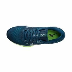 Mizuno | Men's Wave Rider 25 Running Shoes - Gibraltar Sea -True Motion Sales Store J1GC210302 M mizuno waverider25 top