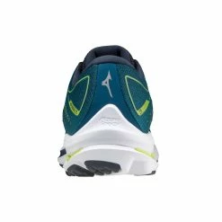 Mizuno | Men's Wave Rider 25 Running Shoes - Harbour Blue -True Motion Sales Store J1GC210382 M Mizuno Waveride25 back
