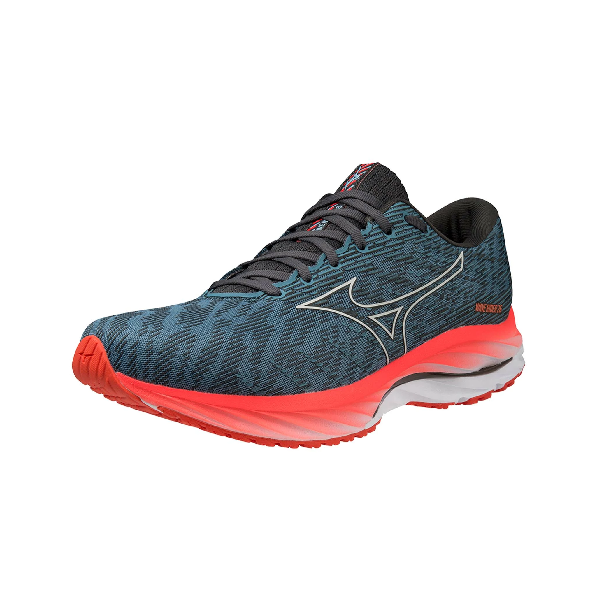 Mizuno | Men's Wave Rider 26 Running Shoes - Provincial Blue 4 Mizuno | Men's Wave Rider 26 Running Shoes - Provincial Blue - Image 2