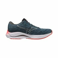 Mizuno | Men's Wave Rider 26 Running Shoes - Provincial Blue 11 Mizuno | Men's Wave Rider 26 Running Shoes - Provincial Blue -True Motion Sales Store J1GC220351 M Mizuno WaveRider26 side2