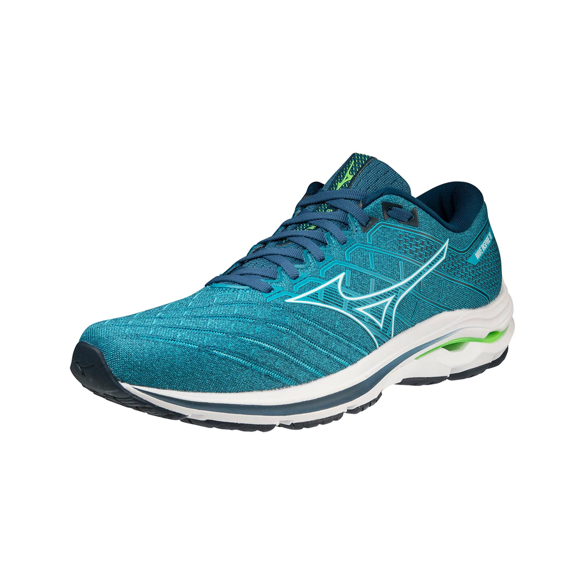 Mizuno | Men's Wave Inspire 18 Running Shoes - Algiers Blue 4 Mizuno | Men's Wave Inspire 18 Running Shoes - Algiers Blue - Image 2