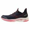 Mizuno | Women's Wave Rider Neo Running Shoes - Navy 1 Mizuno | Women's Wave Rider Neo Running Shoes - Navy -True Motion Sales Store J1GD207809 F mizuno waveriderneo left