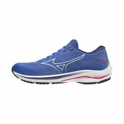 Mizuno | Women's Wave Rider 25 Running Shoes - Amparo Blue -True Motion Sales Store J1GD210300 F mizuno waverider25 left