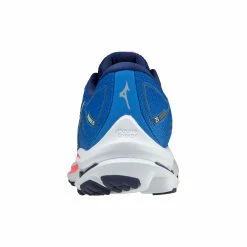 Mizuno | Women's Wave Rider 25 Running Shoes - Blue -True Motion Sales Store J1GD210387 F Mizuno WaveRider25 back