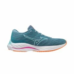 Mizuno | Women's Wave Rider 26 Running Shoes - Antigua Sand -True Motion Sales Store J1GD220371 W Mizuno WaveRider26 side2