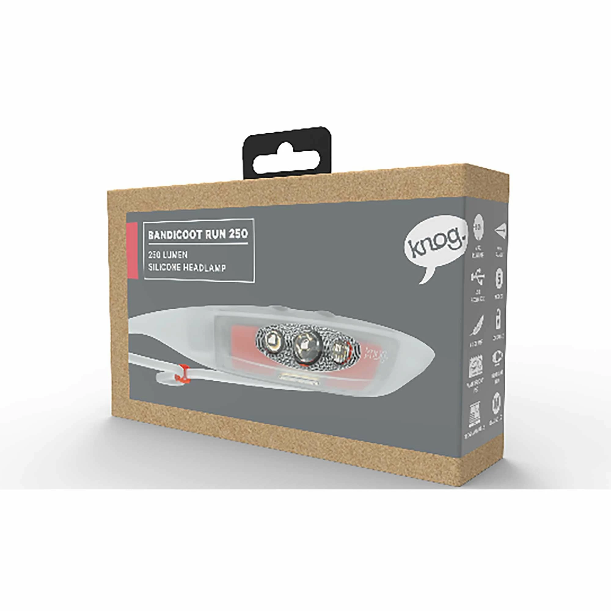 Knog | Unisex Bandicoot Run Headlamp - Coral 4 Knog | Unisex Bandicoot Run Headlamp - Coral - Image 2