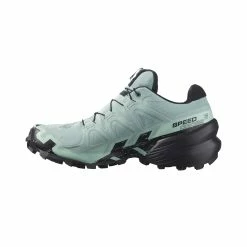 Salomon | Women's Speedcross 6 GTX Running Shoes - Aquifer 10 Salomon | Women's Speedcross 6 GTX Running Shoes - Aquifer -True Motion Sales Store L41743500 W Salomon Speedcross6GTX side2
