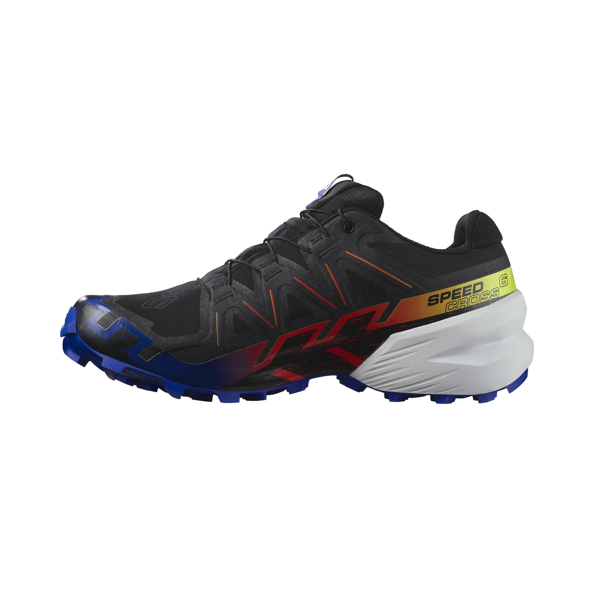 Salomon | Men's Speedcross 6 GTX Blue Fire Running Shoes - Black 5 Salomon | Men's Speedcross 6 GTX Blue Fire Running Shoes - Black - Image 3