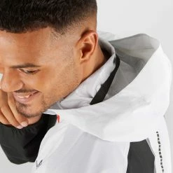 Salomon | Men's Bonatti Trail WP Jacket 16 Salomon | Men's Bonatti Trail WP Jacket -True Motion Sales Store LC1614200 M salomon bonattitrailwpjkt hooddetail