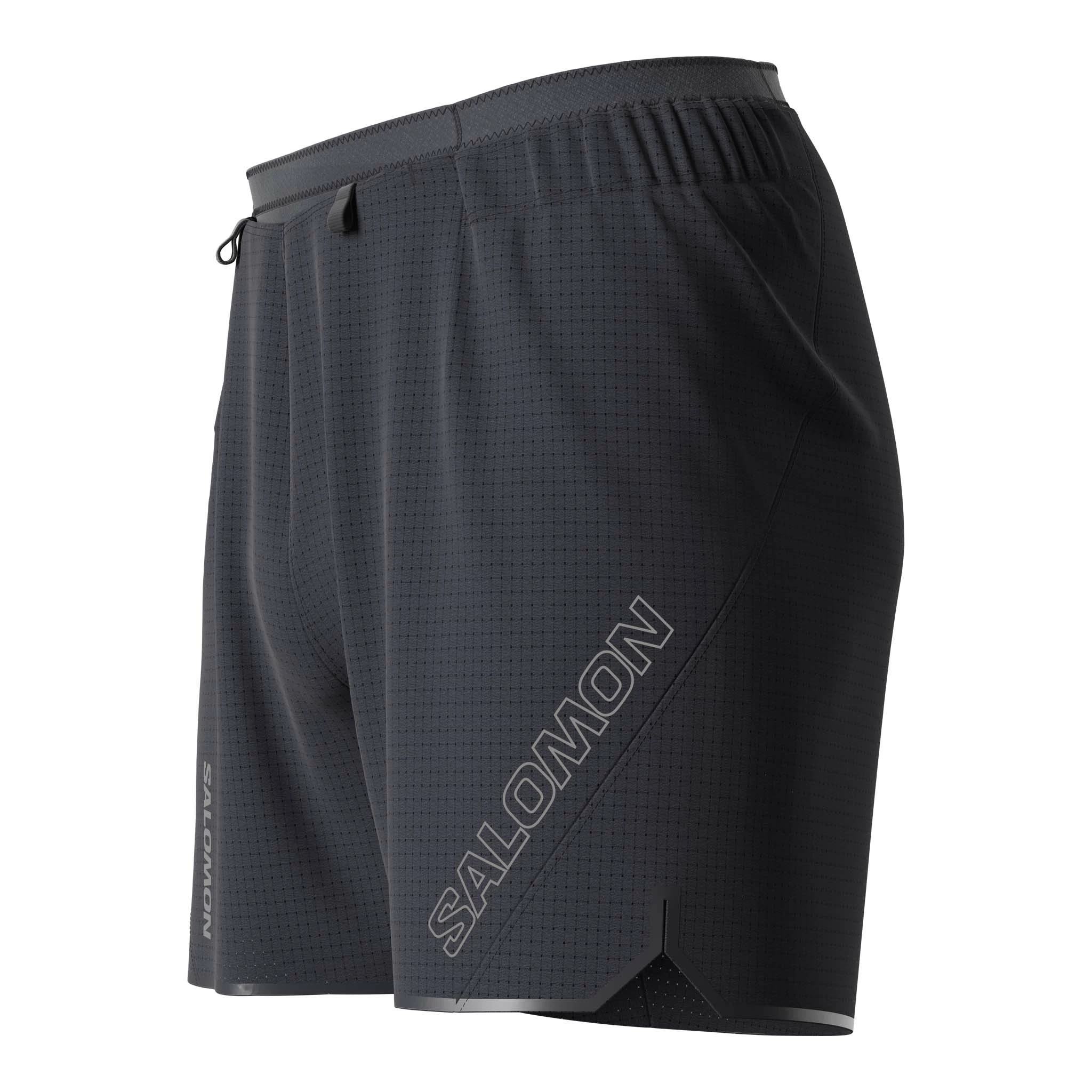 Salomon | Men's Sense Aero 5'' Shorts - Deep Black 3 Salomon | Men's Sense Aero 5'' Shorts - Deep Black