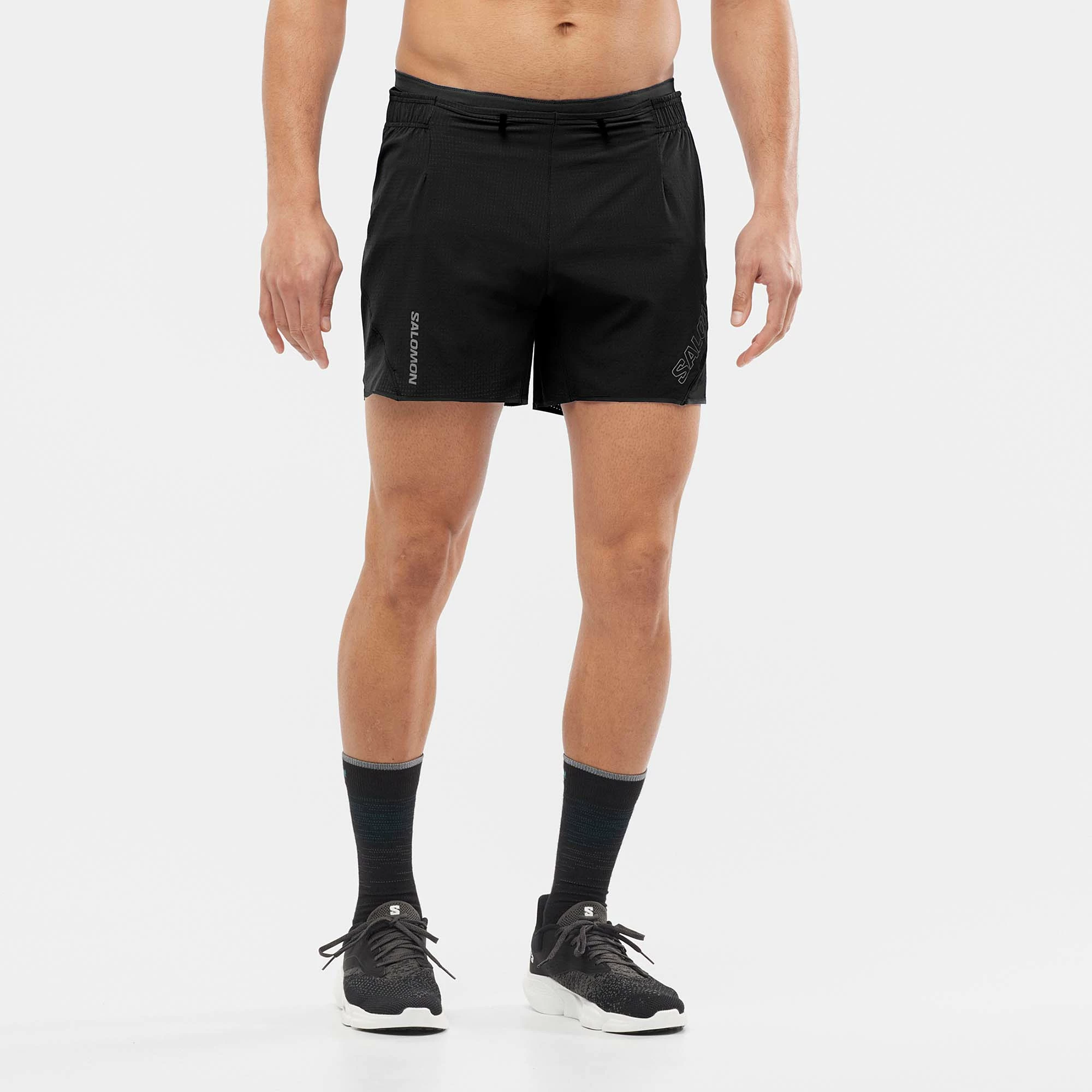 Salomon | Men's Sense Aero 5'' Shorts - Deep Black 5 Salomon | Men's Sense Aero 5'' Shorts - Deep Black - Image 3