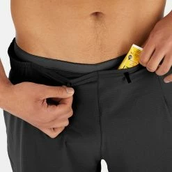 Salomon | Men's Sense Aero 5'' Shorts - Deep Black 13 Salomon | Men's Sense Aero 5'' Shorts - Deep Black -True Motion Sales Store LC1870000 M Salomon SenseAero5 gelpocket