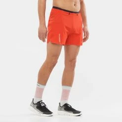 Salomon | Men's Sense Aero 5'' Shorts - Fiery Red