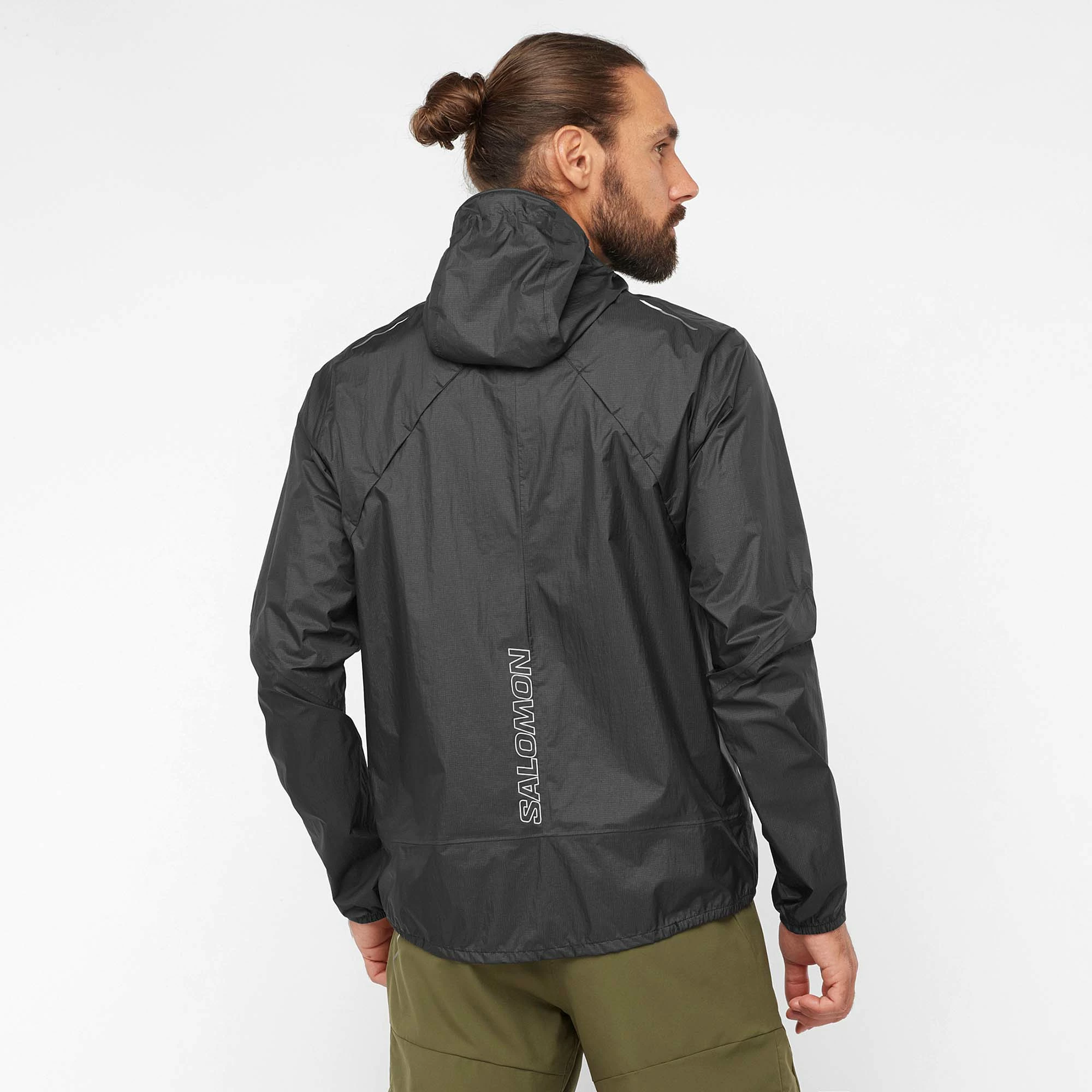Salomon | Men's Bonatti Waterproof Jacket - Deep Black 4 Salomon | Men's Bonatti Waterproof Jacket - Deep Black - Image 2
