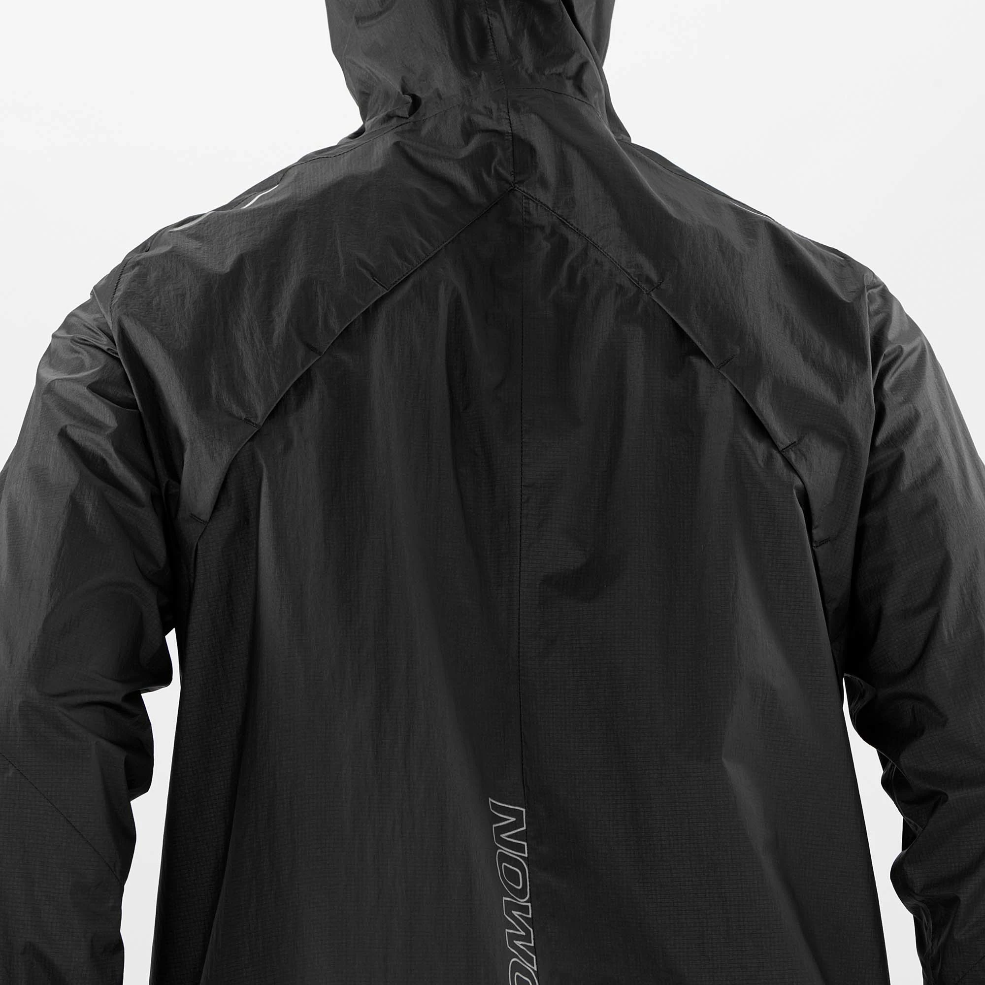Salomon | Men's Bonatti Waterproof Jacket - Deep Black 5 Salomon | Men's Bonatti Waterproof Jacket - Deep Black - Image 3
