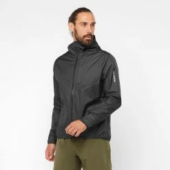 Salomon | Men's Bonatti Waterproof Jacket - Deep Black