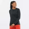 Salomon | Women's Sense Aero Long Sleeve Tee 2 Salomon | Women's Sense Aero Long Sleeve Tee -True Motion Sales Store LC1878300 W Salomon SenseLSTee frontonbody