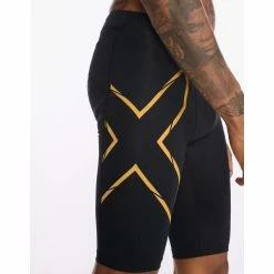 2XU | Men's Light Speed Compression Short 11 2XU | Men's Light Speed Compression Short -True Motion Sales Store MA5331bBLKTUF M 2XU LightSpeedCompressionshort sideonbody