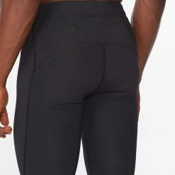 2XU | Men's Aero Vent Compression Tights -True Motion Sales Store MA6529bBLKSRF M 2xu aeroventcomptight back
