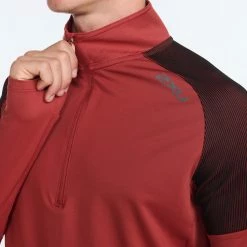 2XU | Men's Light Speed 1/2 Zip - Chilli Oil 7 2XU | Men's Light Speed 1/2 Zip - Chilli Oil -True Motion Sales Store MR6673a M 2XU LightSpeed12Zip zipper