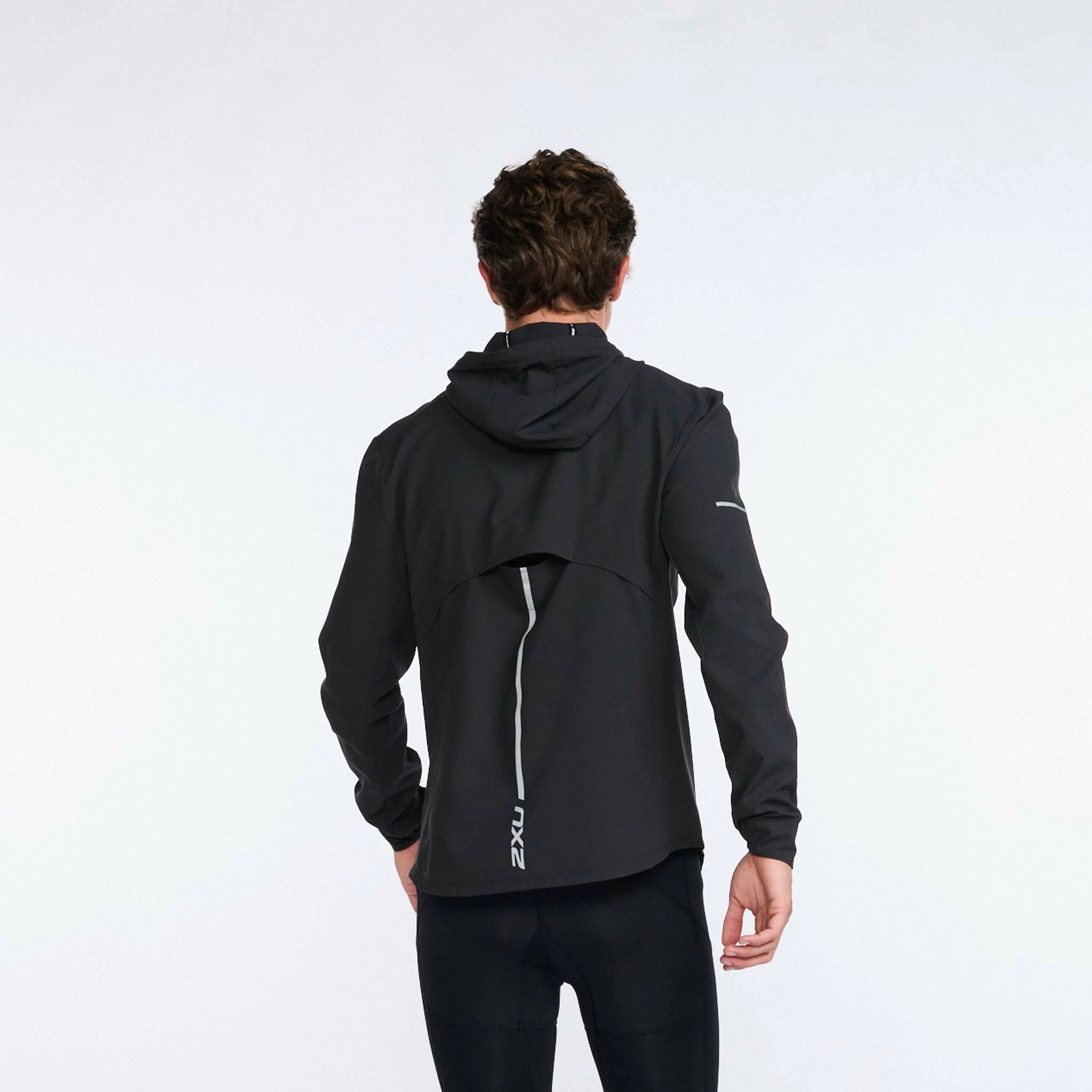 2XU | Men's Aero Jacket - Black 4 2XU | Men's Aero Jacket - Black - Image 2